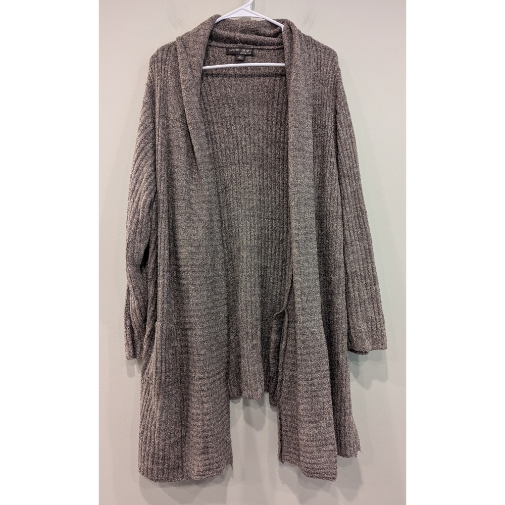 Barefoot Dreams Montecito Open Long Cardigan Sweater Size 2X